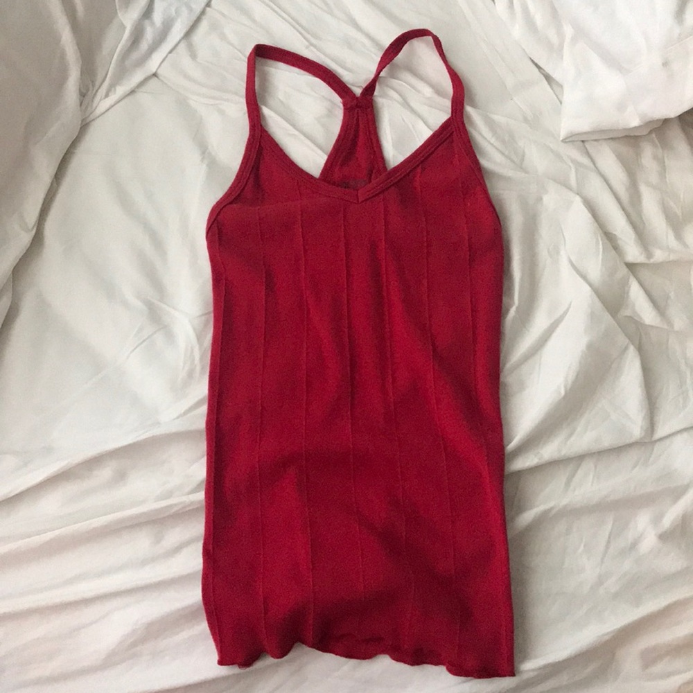 Red Racerback Tank Top